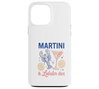 Martini Lobster Diet Vintage Cocktail Fruits de mer Coque pour iPhone 13 Pro Max