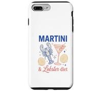 Martini Lobster Diet Vintage Cocktail Fruits de mer Coque pour iPhone 7 Plus/8 Plus