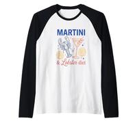 Martini Lobster Diet Vintage Cocktail Fruits de mer Manche Raglan