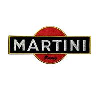 Martini Patch Multicolore en Fer brodé sur accessoire, 1 pièce, Moderne, Sport