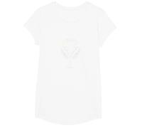 Martini Time Cocktail Hour, célébration de l'happy Hour T-Shirt, Fille, Blanc, XS