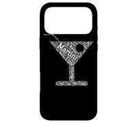 Martini Time World Silhouette de Nuage drôle Unique Happy Hour Coque pour iPhone 17 Pro Max