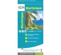 Martinique 1:75 000 - Collectif - Ign Institut Geographique National - broché - Atlas / carte