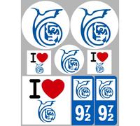Martinique (8 Autocollants Variés) - Sticker/Autocollant