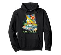 Martinique Antilles 972 Yole Bateau Homme Femme Et Enfant Sweat à Capuche