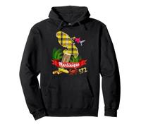 Martinique Madras Et Fleurs Antilles Françaises 972 Sweat à Capuche