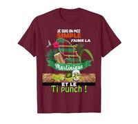 Martinique sous Le Soleil des Antilles Ti-Punch pour Mec ! T-Shirt
