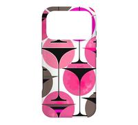Martinis inspiré des années 50 en Magenta et Rose Coque pour iPhone 17 Pro