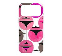 Martinis inspiré des années 50 en Magenta et Rose Coque pour iPhone 17 Pro Max