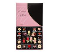 Martin's Chocolatier Oh So Gorgeous Chocolats | Coffret cadeau de luxe fait main avec truffes au chocolat | Cadeau de SaintValentin pour lui ou elle | Variété de Pralines sombres, lait, blanc,