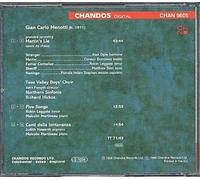 Menotti, G.C. – Martin's Lie – CD – Import – NAXOS