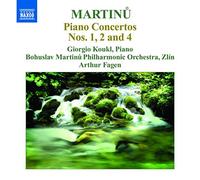 Martinu – Concertos pour piano n° 1, 2 et 4 – NAXOS Deutschland Musik & Video Vertriebs-GmbH