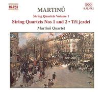 MARTINU QUARTET - MARTINU STRING 4TETS VOL 1 - CD - F600z