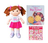 Martloop Best Big Sister Doll Bundle - Comprend un livre de poup es et des autocollants - Cadeau de fr res et s urs parfait de Baby ou Toddler 3