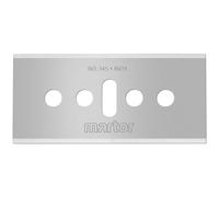 MARTOR 10 x lames industrielles, lames de rechange cutter, couteau de sécurité, 18,5 mm, tranchantes, dans un distributeur, utilisables 4 fois, n° 145