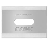 MARTOR 10 x lames industrielles, lames de rechange cutter, couteau de sécurité, 18,5 mm, tranchantes, Dans distributeur, utilisables 4 fois, n° 192043