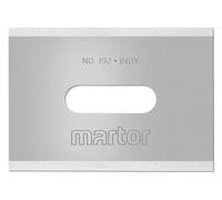 MARTOR 10 x lames industrielles, lames de rechange cutter, couteau de sécurité, 18,5 mm, tranchantes, Dans distributeur, utilisables 4 fois, n° 192