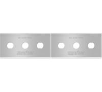 MARTOR 10 x lames industrielles, lames de rechange cutter, couteau de sécurité, 22 mm, tranchantes, Dans distributeur, utilisables 4 fois, n° 13730 (Lot de 2)