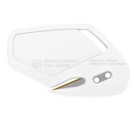 MARTOR 100 x couteau de sécurité, lame cachée inoxydable avec revêtement TiN, SECUMAX CARDYCUT, cutter professionnel, léger, plastique, droitiers & gauchers