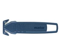 MARTOR 100x SECUMAX 145 MDP Cutter de Sécurité Détectable aux Métaux | Cutter jetable, tête 2 en 1, carton & film & sacs, détectable aux métaux, agroalimentaire & production. No. 145007.16