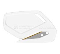 MARTOR 100x SECUMAX CARDYCUT Couteau Sécurité Transparent, Jetable