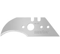 MARTOR 10x lame crochue pointue, 59 mm, Affûtage sur 2 faces, acier | En magasin, moquettes & artisanat, cutter & couteau de sécurité, No. 60.70