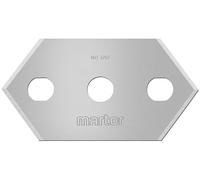 MARTOR 10x Lame Cutter Pointue 22,4 mm, 4 fois, Scalpel & Couteau Graphique