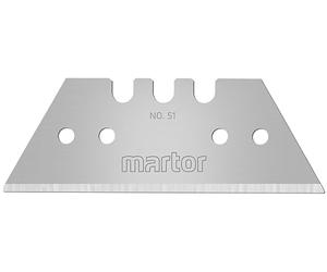 MARTOR 10x Lame Cutter Trapèze 19 mm, 2 fois, Acier, Artisanat & Industrie | Lame de rechange cutter, acier, double facette, double face, en distributeur, pour couteaux de sécurité & cutters. No. 51.70
