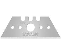 Martor Lames trapézoïdales de rechange No. 52 pour cutter – 19 mm, utilisables 2 fois – Boîte de 10