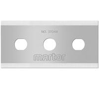 MARTOR 10x Lame industrielle 18,5 mm, 4 côtés, acier, Cutter | Double facette, affûtage bilatéral, dans distributeur, pour SECUMAX OPTICUT, No 37044.60