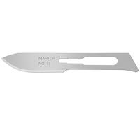 Martor Lame de scalpel 13 – Affûtage spécial – Acier 66 mm – 10 pièces