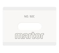 MARTOR 2x Lame Cutter Céramique 18,5 mm, 4 fois, Résistante à la Rouille | Lame de rechange cutter, affûtage large, pour couteau de sécurité SECUNORM 185, SECUPRO MARTEGO & MERAK. No. 1792.25