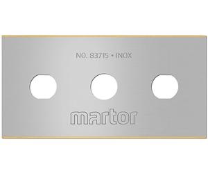 MARTOR 500x Lame industrielle TiN, inox, 4 côtés, Lames de rechange