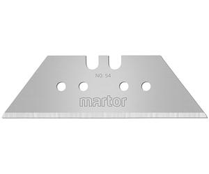 MARTOR 5x Lame Cutter Trapèze 18,7 mm, 2 fois, Acier, SECUNORM MULTISAFE | Lame de rechange cutter, double facette, double face, en distributeur, pour SECUNORM MULTISAFE, précision. No. 54.42