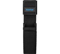 MARTOR étui de Ceinture S pour Cutter, Poche avec 4 Compartiments pour Couteau de sécurité/Stylo/Ciseaux, avec Clip & Fermeture Velcro, Nylon, Noir