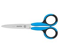 MARTOR Ciseaux, ciseaux de sécurité courts/ciseaux de bricolage, SECUPLUS 363, pour coupes fines, pointes arrondies, acier inoxydable, droitiers & gauchers