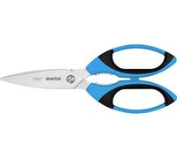 Martor Ciseaux de sécurité SECUMAX 565 – Acier inoxydable, coupe‑fil, pointes arrondies 56500100