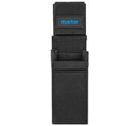 MARTOR étui de Ceinture M pour Cutter, Poche avec 5 Compartiments pour Couteau de sécurité/Stylo/Ciseaux, avec Clip & Fermeture Velcro, Nylon, Noir