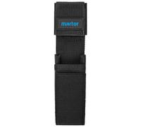 MARTOR étui de Ceinture S pour Cutter, Poche avec 4 Compartiments pour Couteau de sécurité/Stylo/Ciseaux, avec Clip & Fermeture Velcro, Nylon, Noir