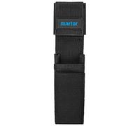 MARTOR étui de Ceinture S pour Cutter, Poche avec 4 Compartiments pour Couteau de sécurité/Stylo/Ciseaux, avec Clip & Fermeture Velcro, Nylon, Noir