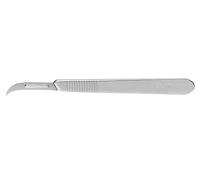 MARTOR GRAFIX-Scalpel petit avec lame pointue courbée, couteau de bricolage, couteau de modélisme, pour impression 3D, couteau de hobby acier chromé, changement de lame sans outil, manche ergonomique