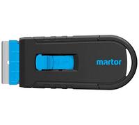 MARTOR grattoir, SCRAPEX CLEANY, avec lames arrondies, grattoir pour étiquettes, étroit, droitier & gaucher, autocollant, plastique, lame interchangeable, ergonomique