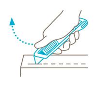 MARTOR Martor Secunorm 300, avec lame trapézoïdale, n° 5232 Quantité:1