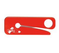 MARTOR coupe-ceinture, couteau de ceinture, SECUMAX SOS-Cutter, voiture, pompiers, couteau de sécurité avec velcro, plastique, droitiers & gauchers