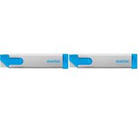 MARTOR SECUNORM HANDY Cutter de Sécurité, Inox, Rétraction Lame (Lot de 2)