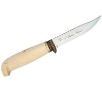 Marttiini Deluxe Lynx Bronze acier inoxydable/bouleau frisé*/cuir/garde-doigt 450012