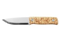Marttiini Tundra CB acier inoxydable/bouleau frisé ciré/cuir 352010