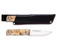 Marttiini Tundra GR acier inoxydable/bouleau frisé gris ciré/cuir 352015