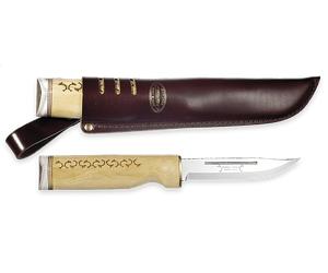 Marttiini Wild Reindeer 11 acier inoxydable/bouleau & os de corne*/cuir 542014