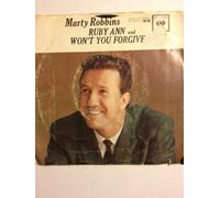MARTY ROBBINS - MARTY ROBBINS - ruby ann/ won't you forgive COLUMBIA 42614 (45 single vinyl record)